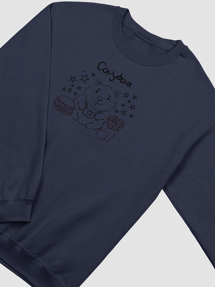 Capybara's Lunch Break Crewneck Sweatshirt product image (16)