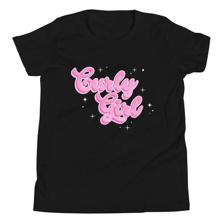 Barbie Pink Curly Girl Tee (kids) product image (3)