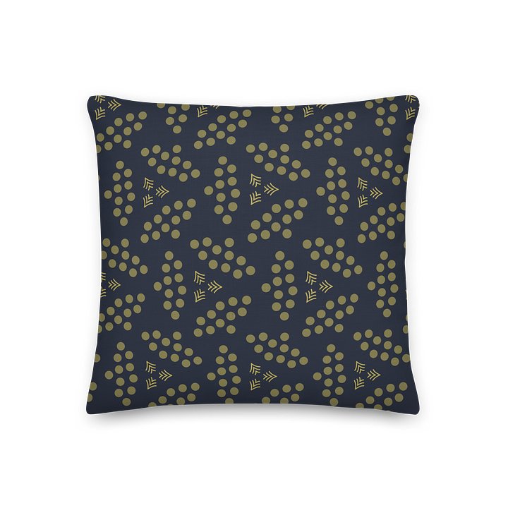 Fractal Fever 4 Geometric Accent Pillow - Modern Minimalist All-Over Print Home Decor product image (1)
