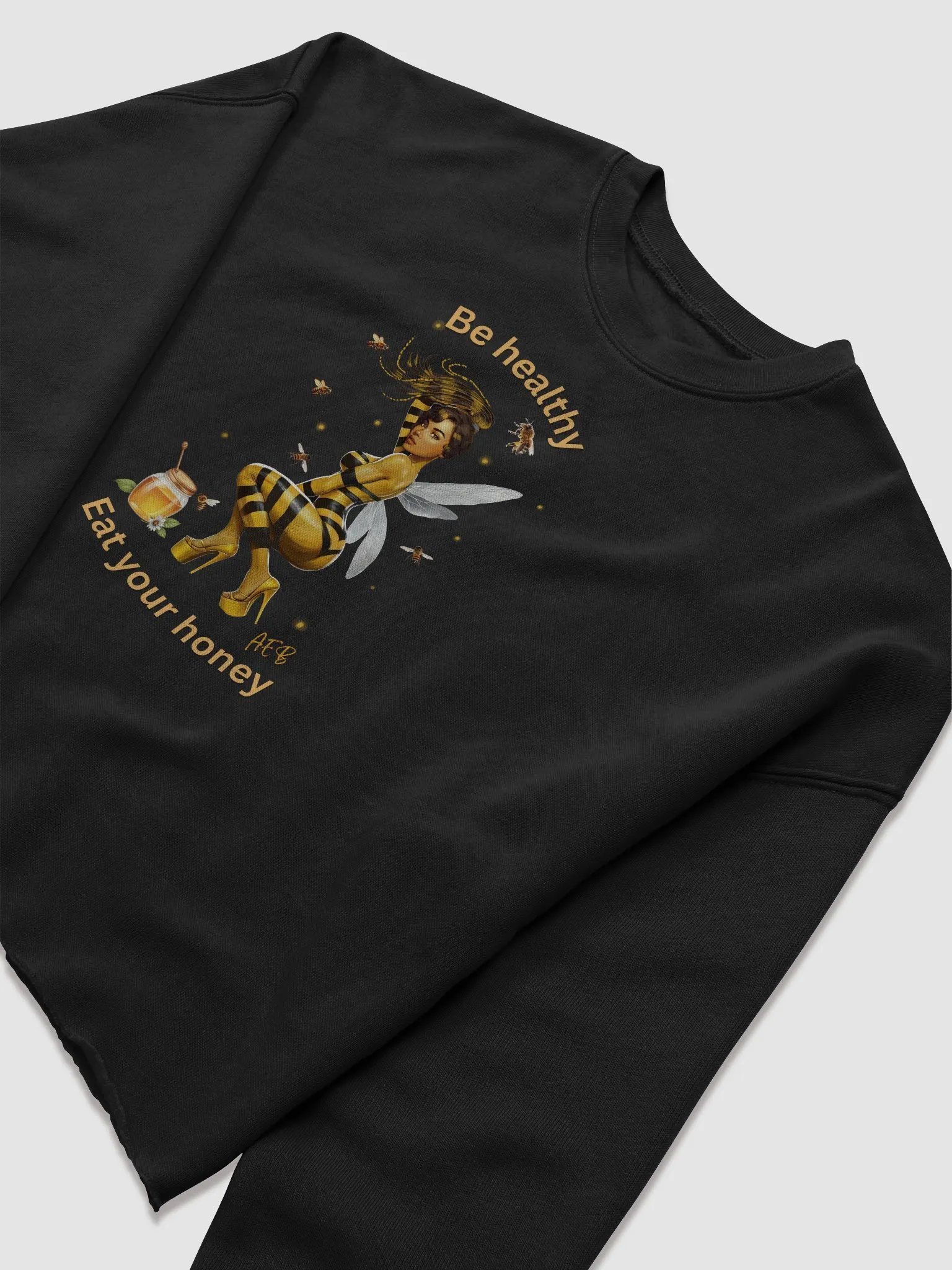 Bee-Healthy Crop Sweatshirt product image (8)