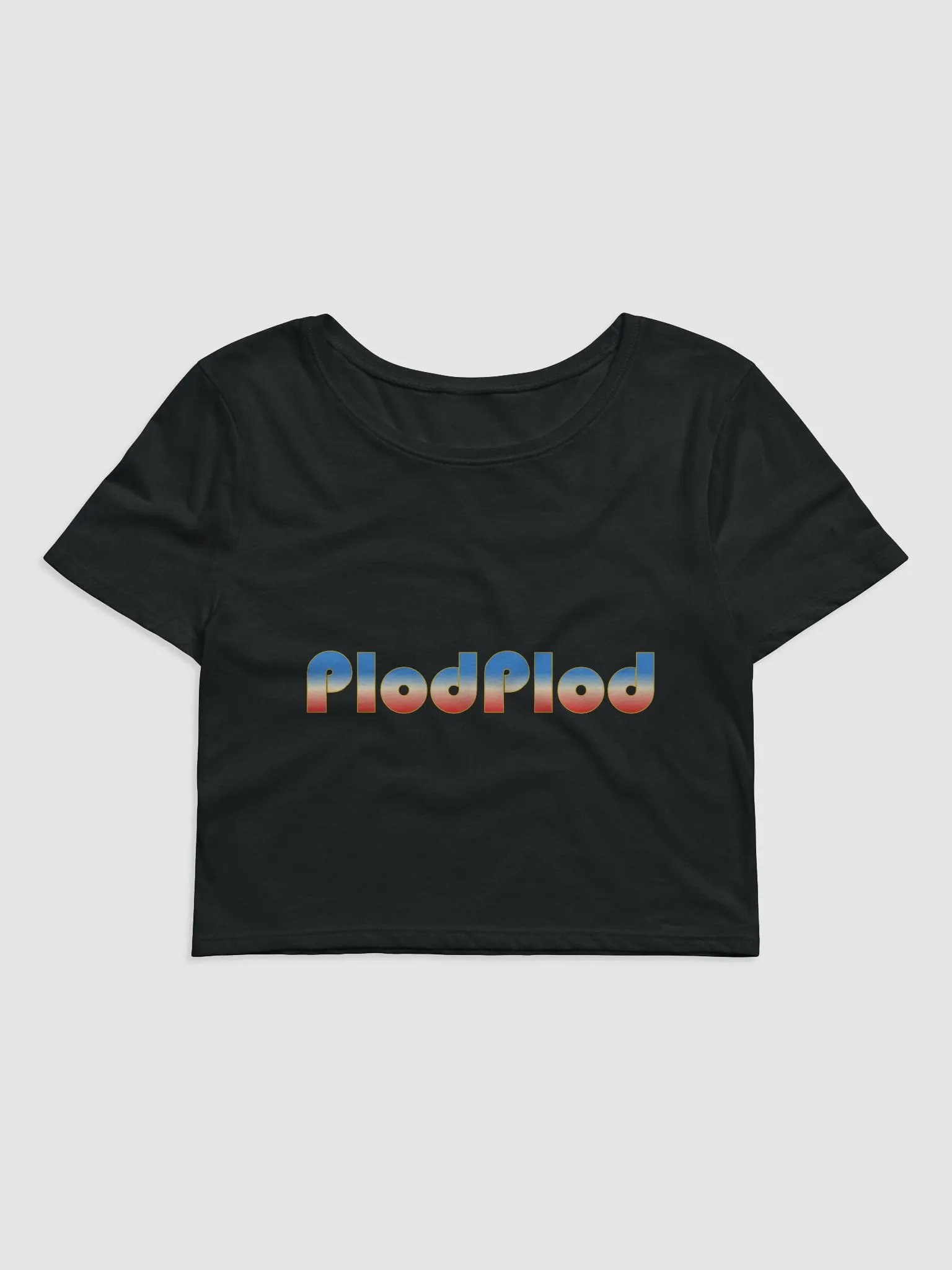 PlodPlod original logo crop top product image (1)