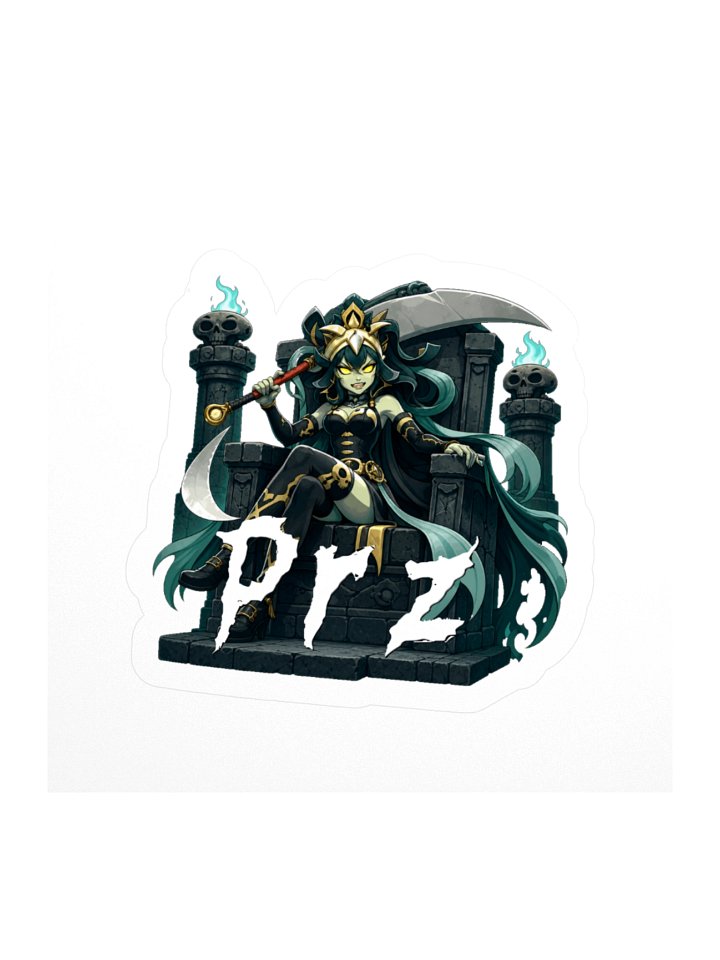 Scythe Queen Throne — PPZ Kiss Cut Sticker product image (2)