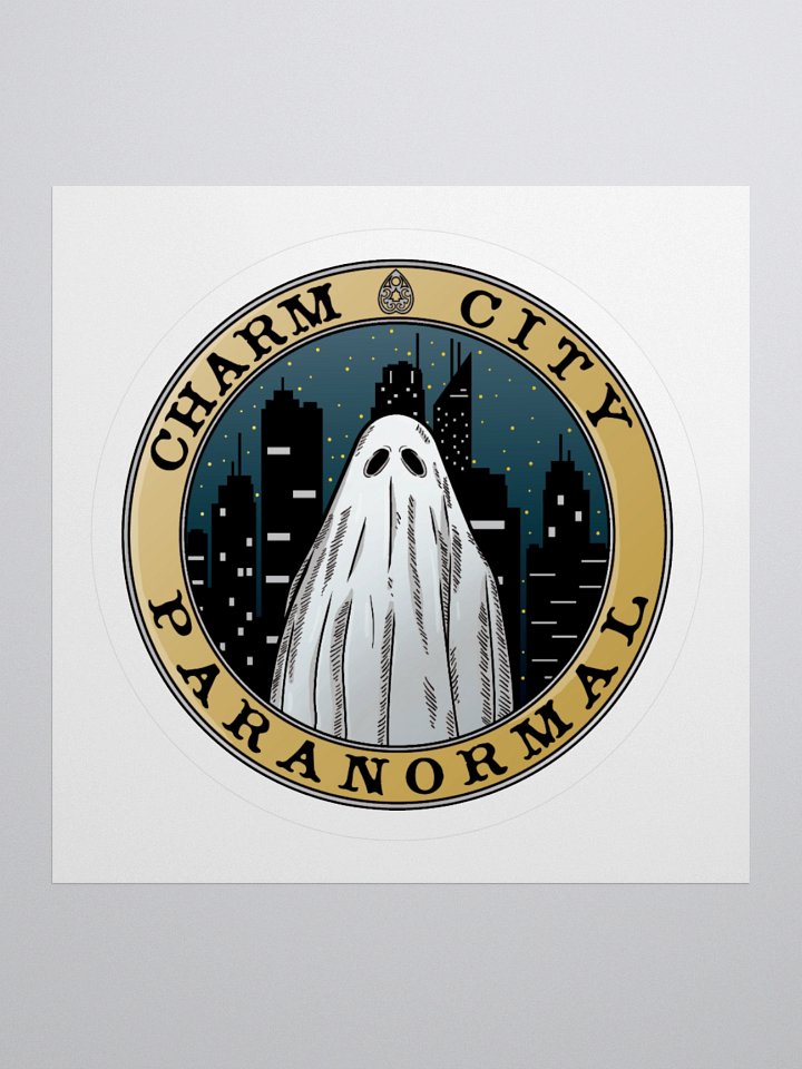Charm City Paranormal Badge Sticker product image (2)