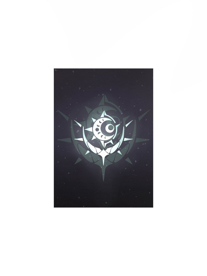 Matte Paper Poster - Moon Mark Design product image (1)
