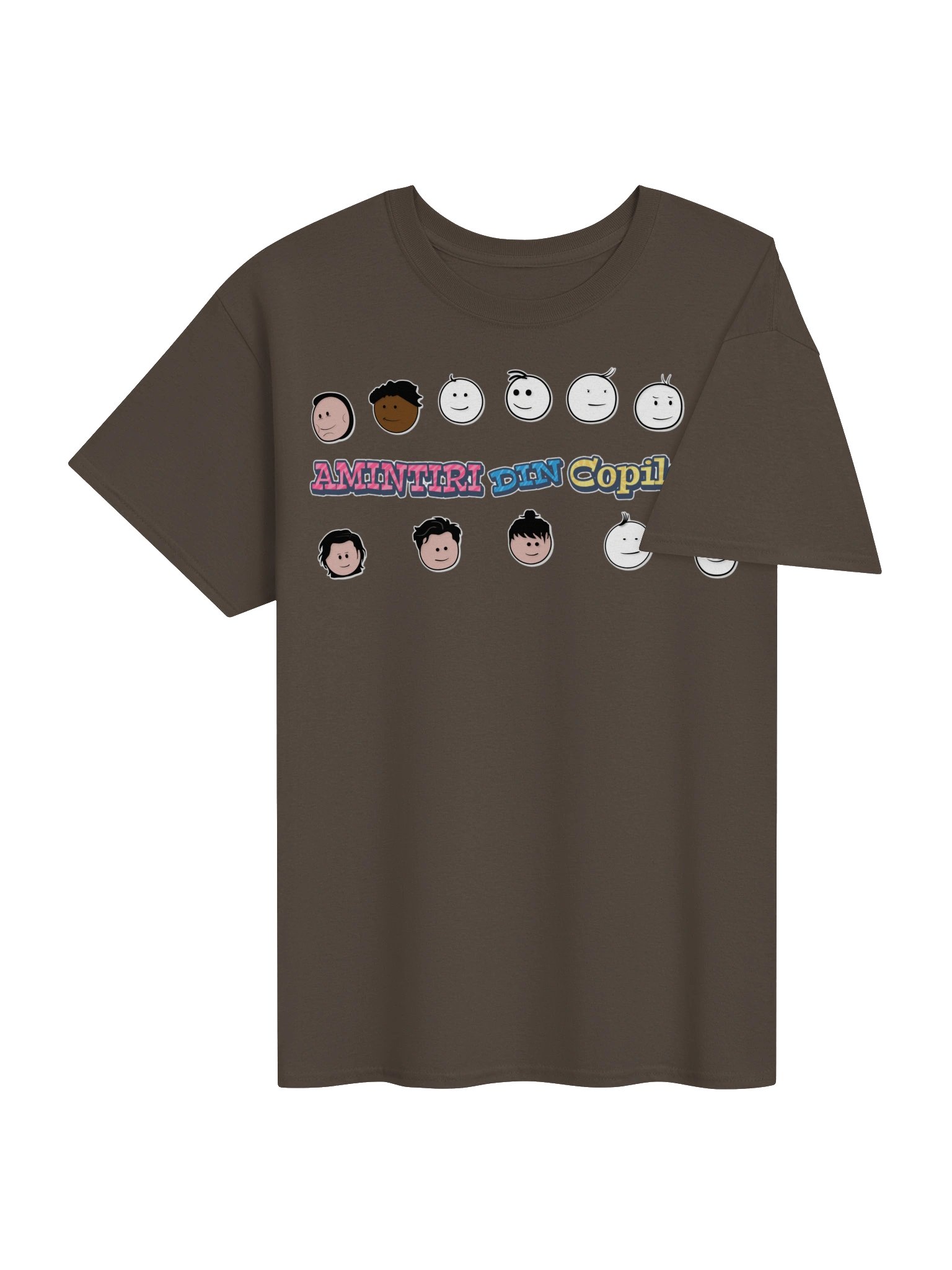 👕 Tricou Ciocolatiu Bărbați „Amintiri Din Copilărie” – Personajele product image (4)