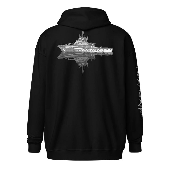 Tug Garth Foss & Reflection – Maritime Heritage | Twin Anchor Apparel Fog Harbor Line product image (1)