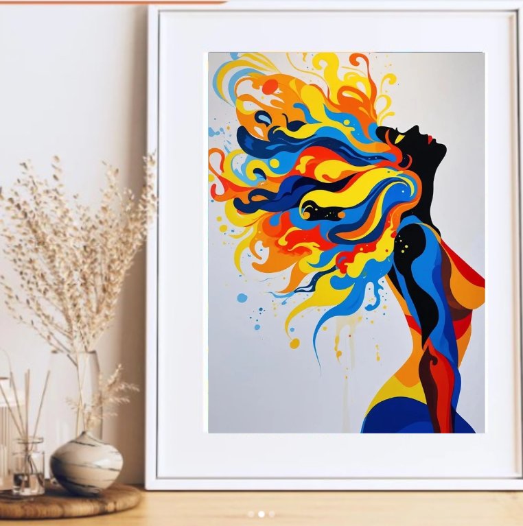 Colorful Abstract Silhouette product image (1)