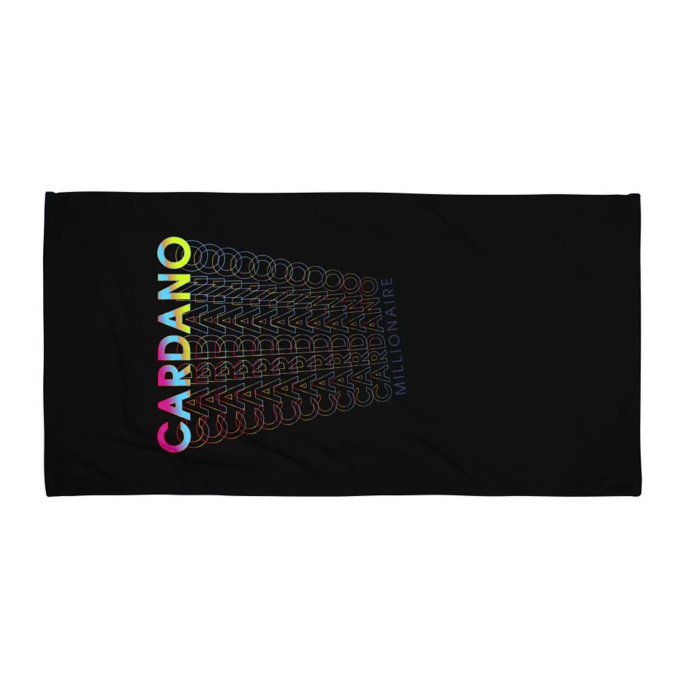 Cardano Dreams Sublimated Towel product image (1)