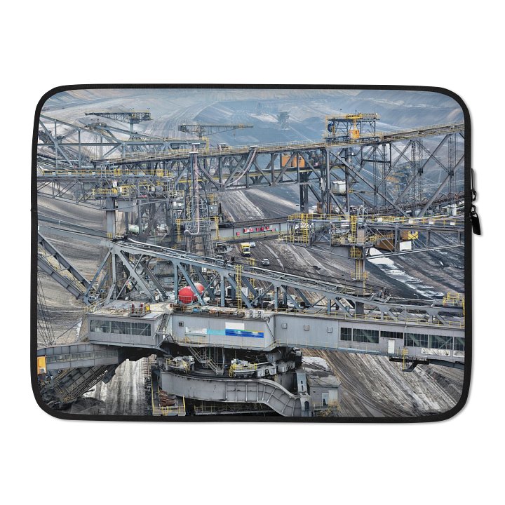 Laptop sleeve - Brown coal conveyors bridge product image (2)