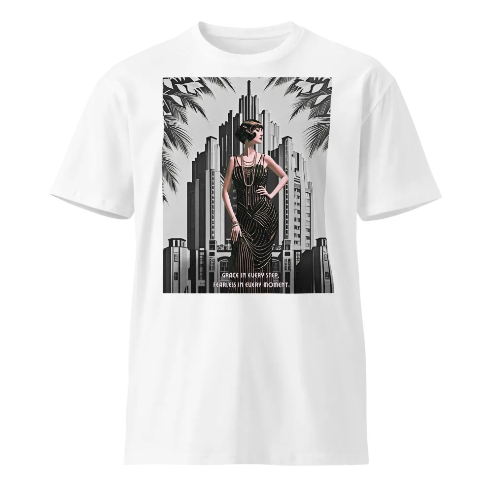 Grace in Every Step 1920s Flapper Inspired - 100% Cotton T-Shirt product image (1)