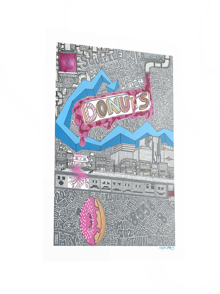 Donuts Graffiti Zine Poster product image (4)