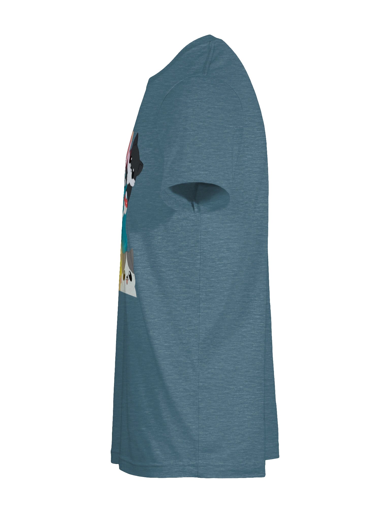 Al & Kitties Tee Blue product image (116)