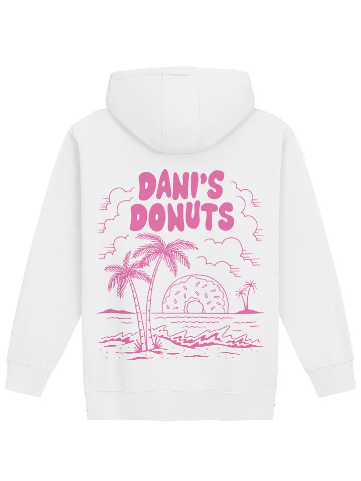 White Dani's Donuts Hoodie product image (2)