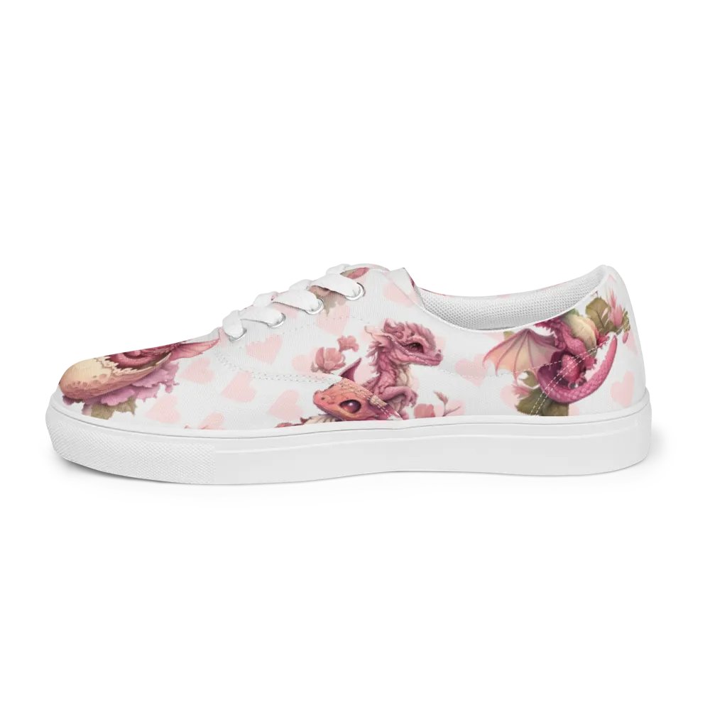 Whimsical Dragon Fantasy Lace-Up Shoes product image (4)