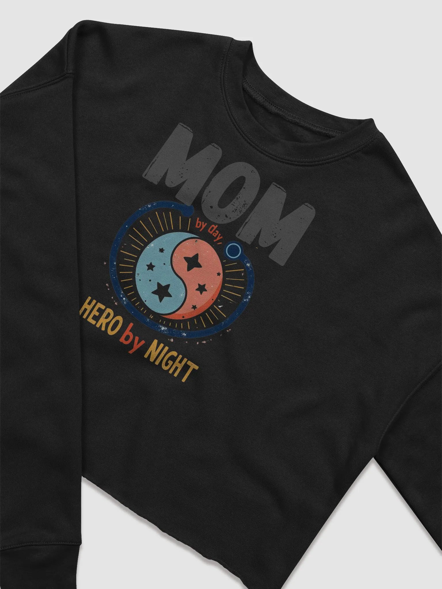 Supermom Yin-Yang Crop Sweatshirt product image (9)