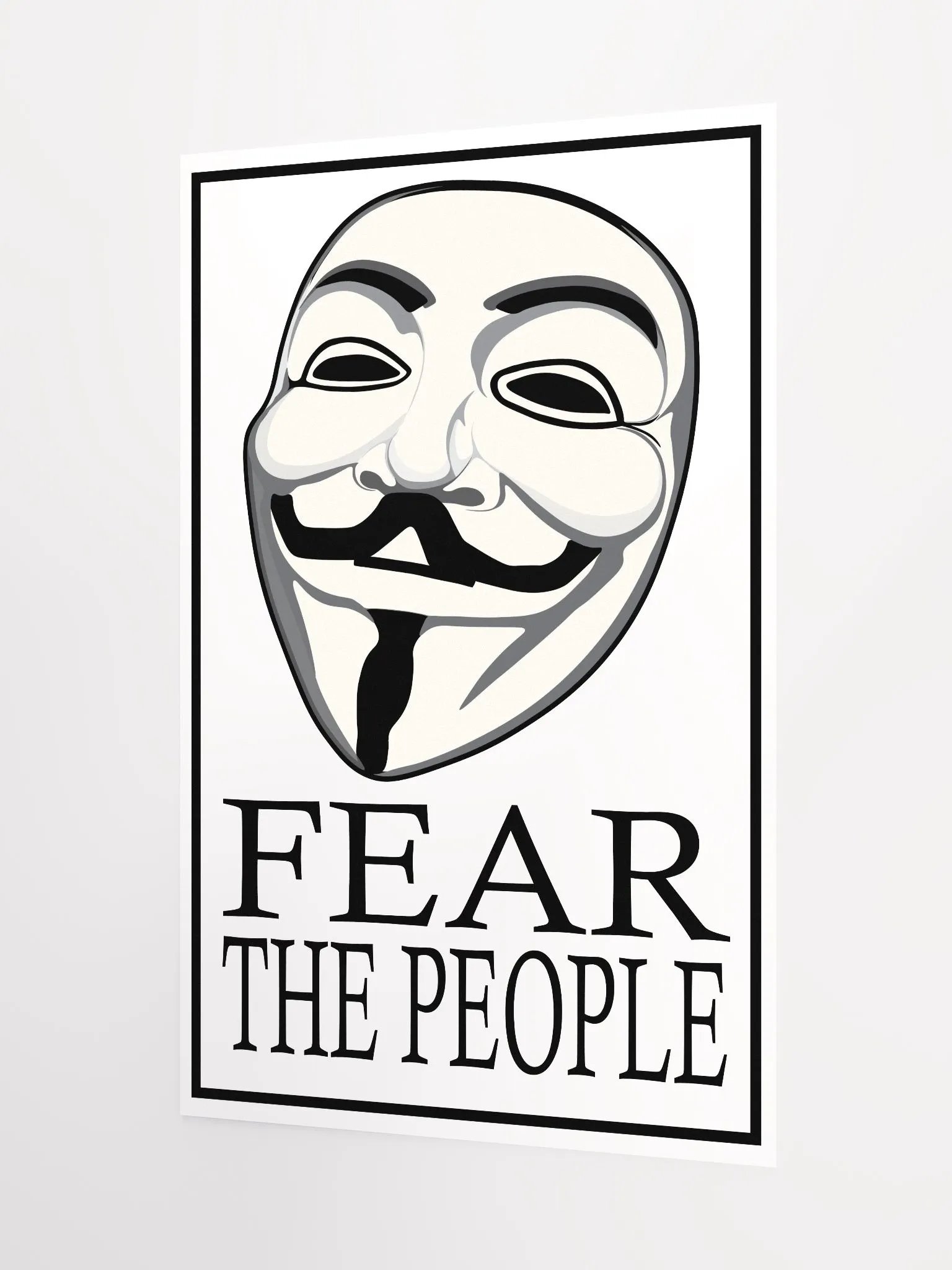 Fear The People - Black - Enhanced Matte Paper Poster product image (3)