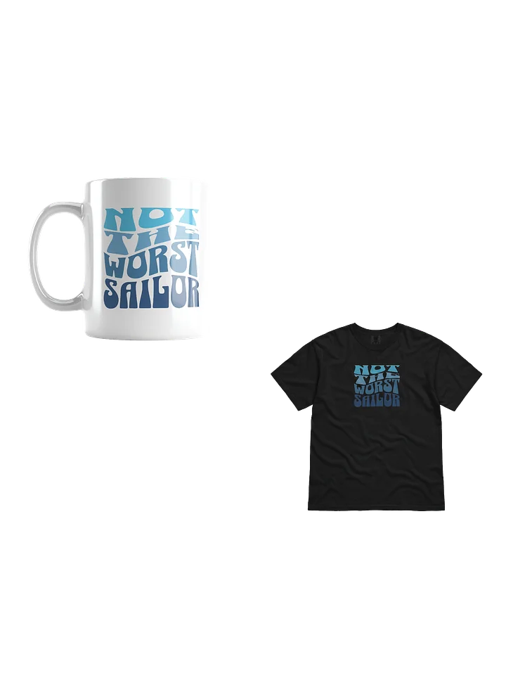 Not the Worst Sailor Bundle - Navy Humor Coffee Mug + T-Shirt Set product image (1)