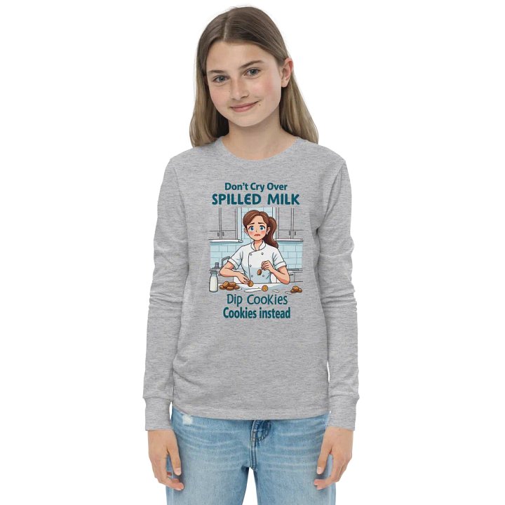 Spilled Milk, Dipped Cookies Long Sleeve Tee product image (4)