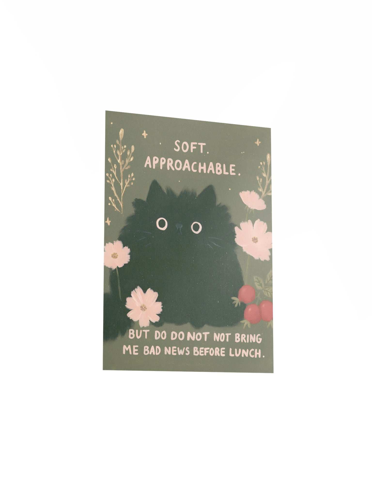 Soft. Approachable. Cat Poster product image (3)