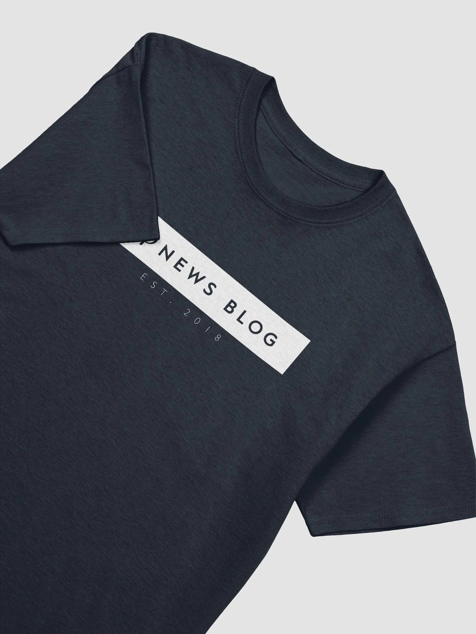DP News Blog Tagline T-Shirt (Navy) product image (3)