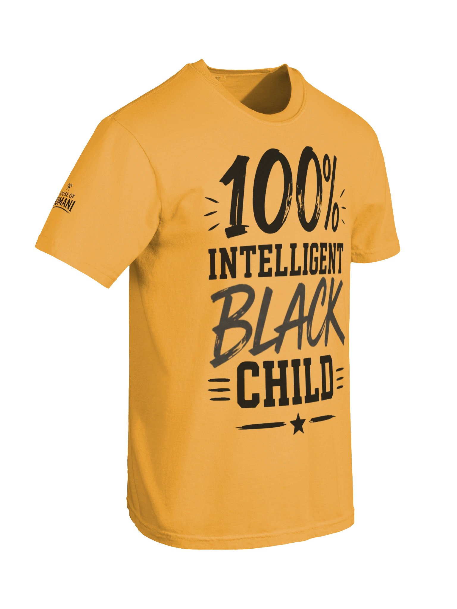 100% Intelligent Black Child Tee product image (46)