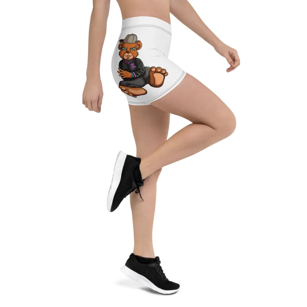 Sitting Bear White Shorts product image (2)