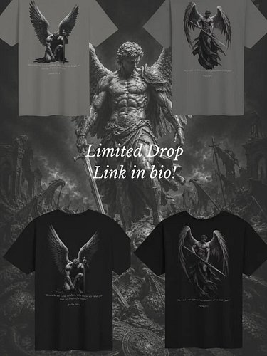 Limited drop now available, link in bio!

Leave in the comments your suggestion for new designs.

#darkaesthetic #christiancl...