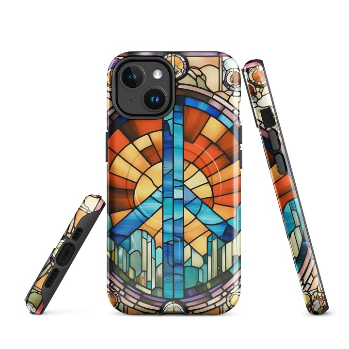 Peaceful Vibes Stained Glass iPhone Case product image (1)