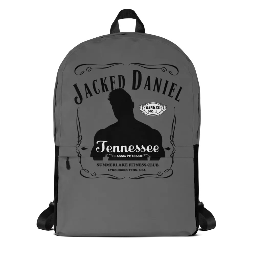 Jacked Daniel Large Print Backpack product image (1)