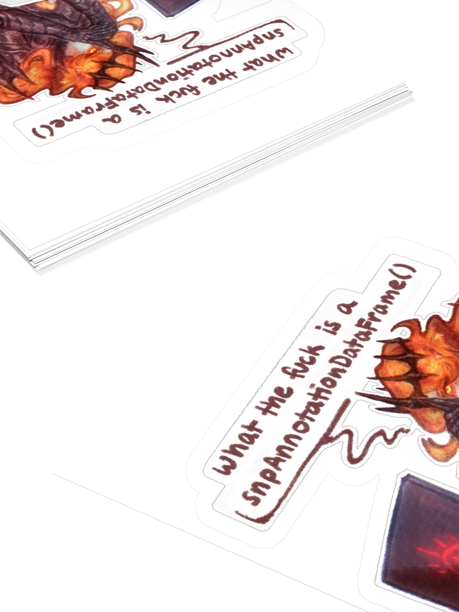 sauron hating bioinformatics || the silmarillion [STICKER] product image (4)