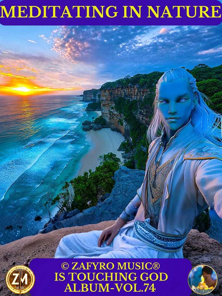 ÁLBUM - VOL. 74 (MUSIC) - MEDITATING IN NATURE IS TOUCHING GOD | PLEIADIAN HEALING MANTRAS (© ZAFYRO PLEIADIAN MANTRAS®) product image (1)