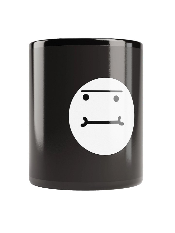 Hmm Black Glossy Mug product image (4)