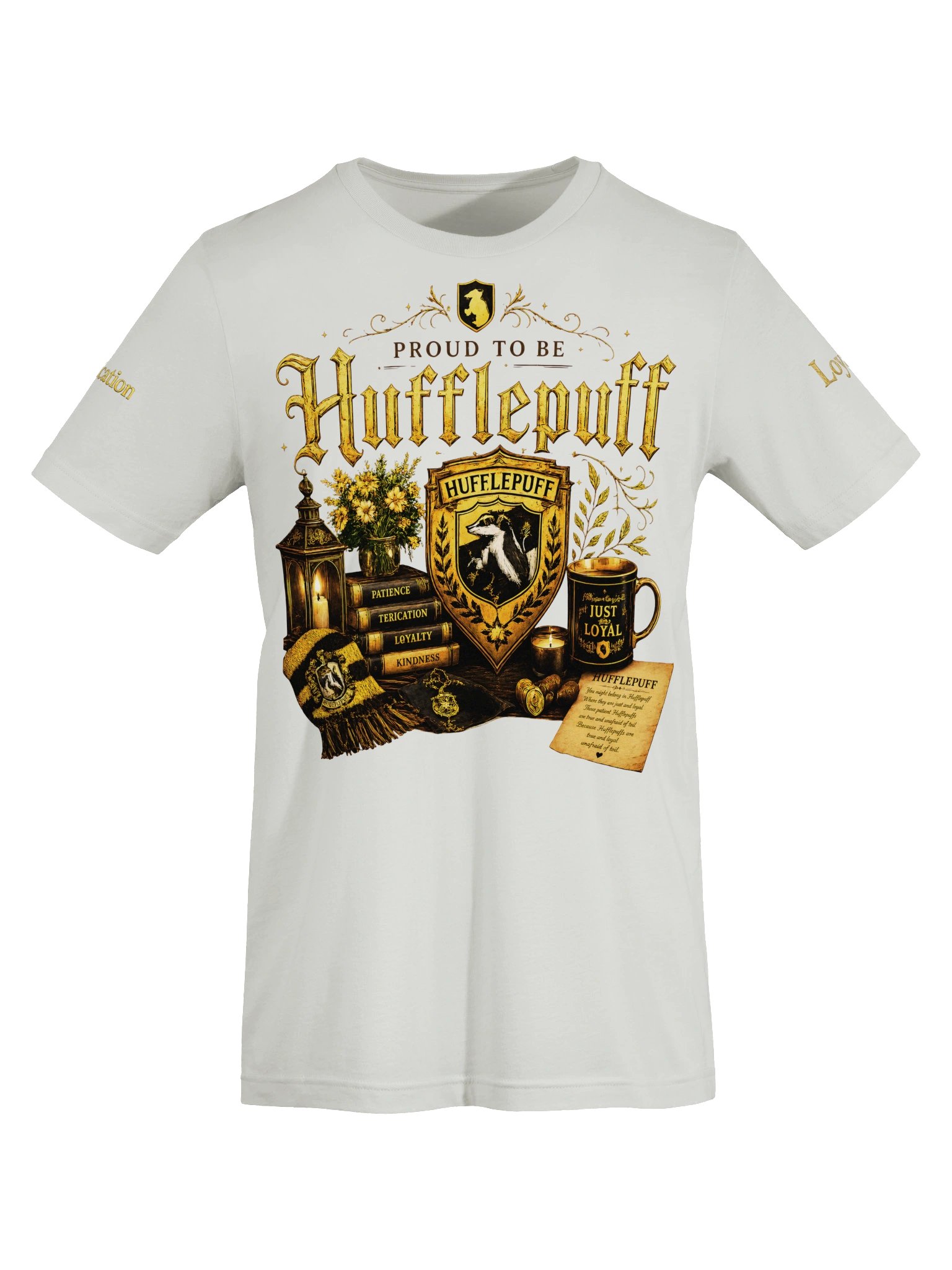 🦡 Vintage Wizarding House Collection – Proud to Be Hufflepuff T-Shirt product image (36)