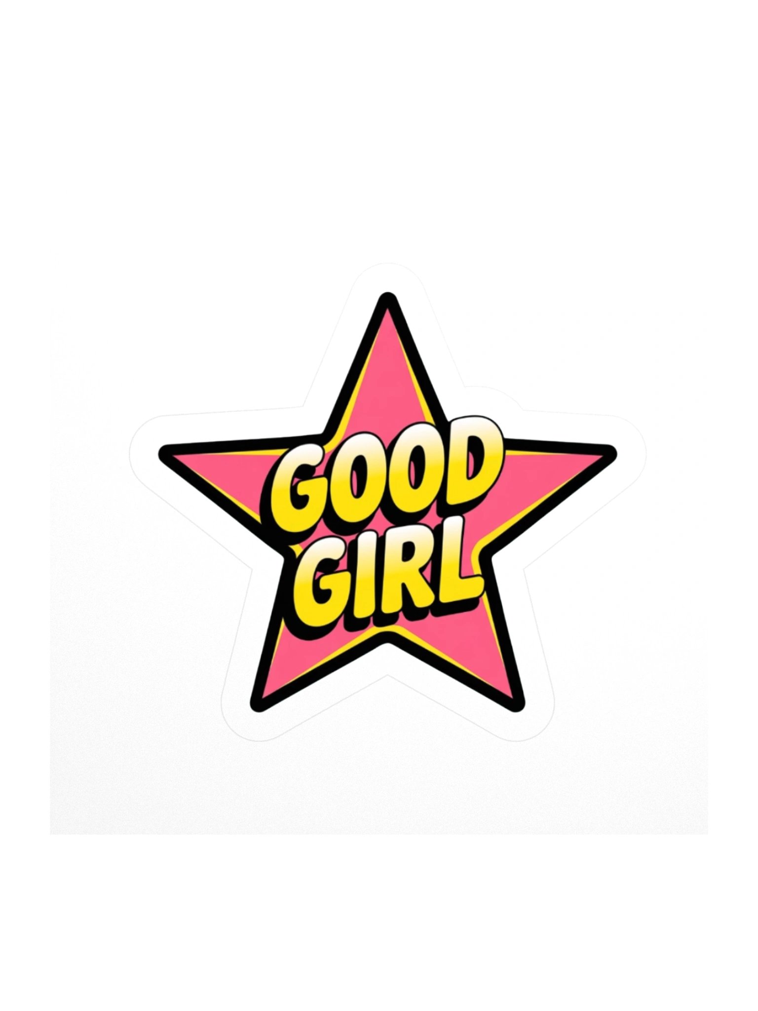 Good Girl Kiss Cut Stickers product image (1)