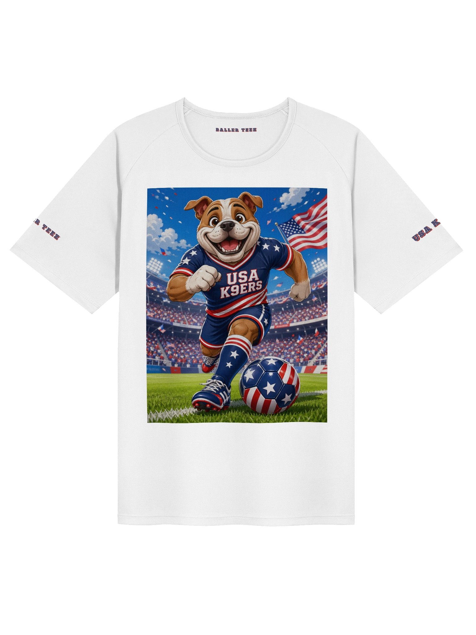 USA K9ERS Soccer Bulldog Unisex Sports Jersey product image (1)