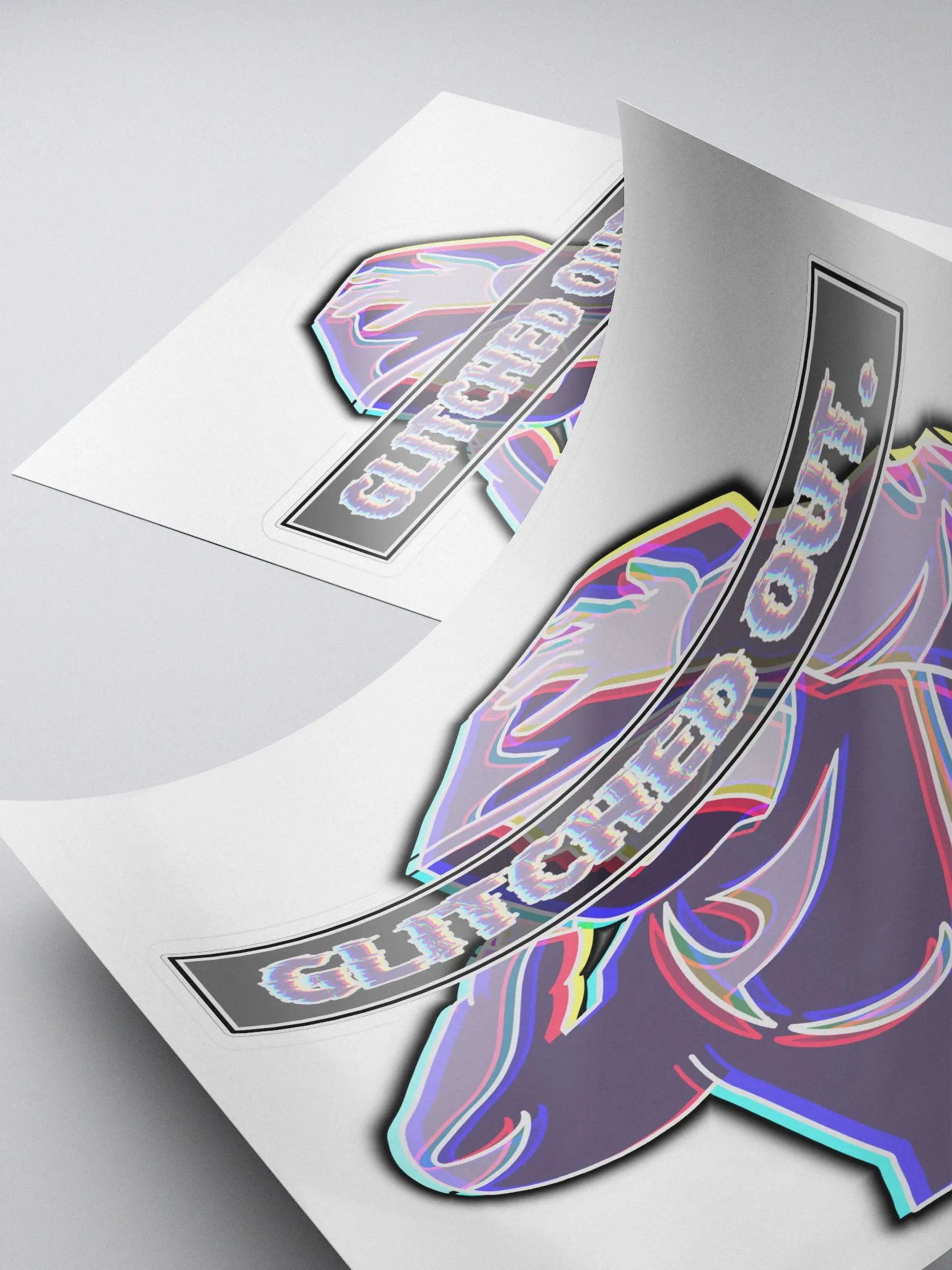 GLITCHED OUT - Sticker product image (4)