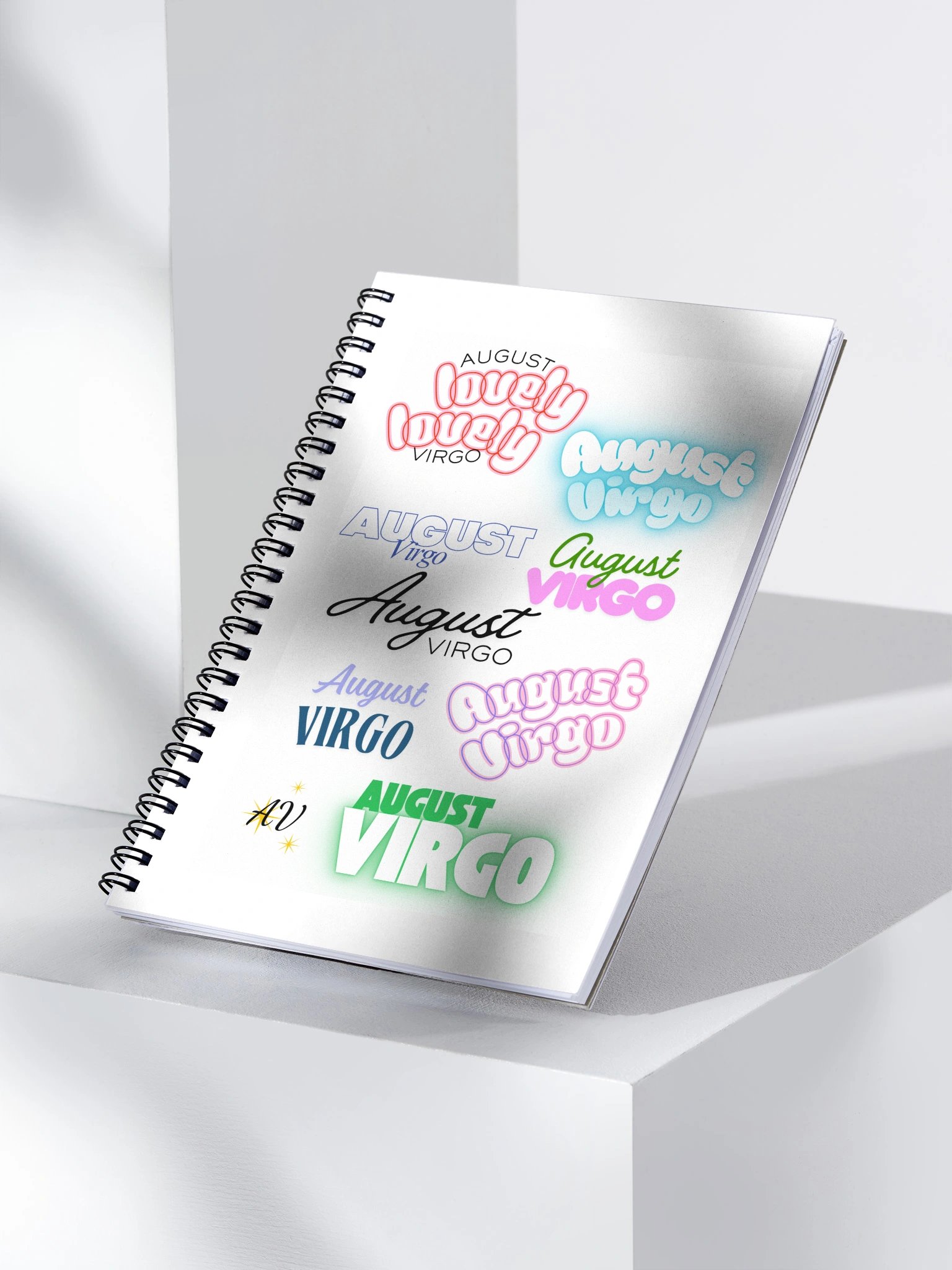 LOVELY AUGUST VIRGO Note Book product image (3)