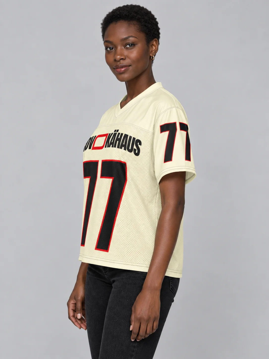 PROVOKÄHAUS Studio 77 Jersey — Cream, Black & Red product image (1)