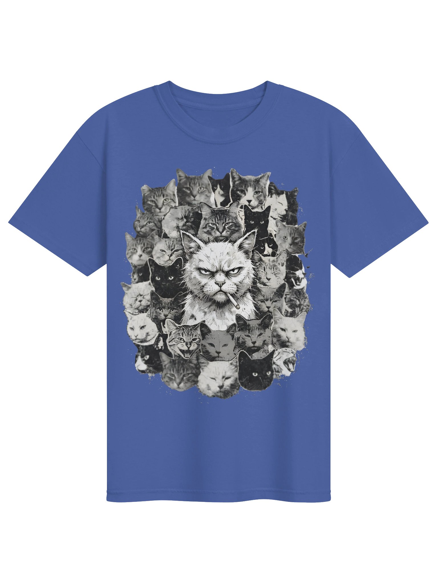 Serious Cat Collage Tee product image (1)