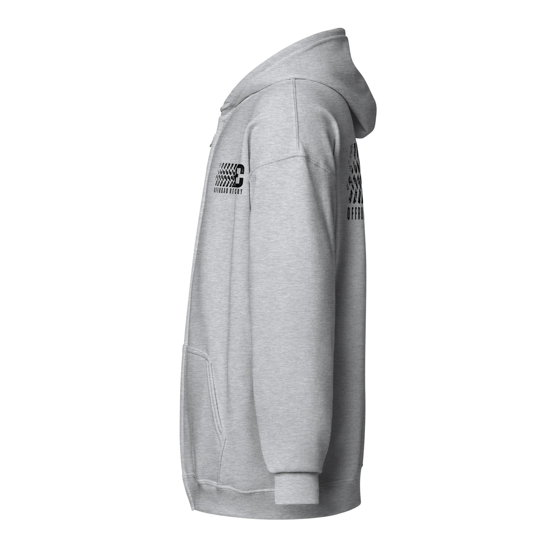 BC Off-Road Recovery Zip Hoodie — Black Logo product image (3)