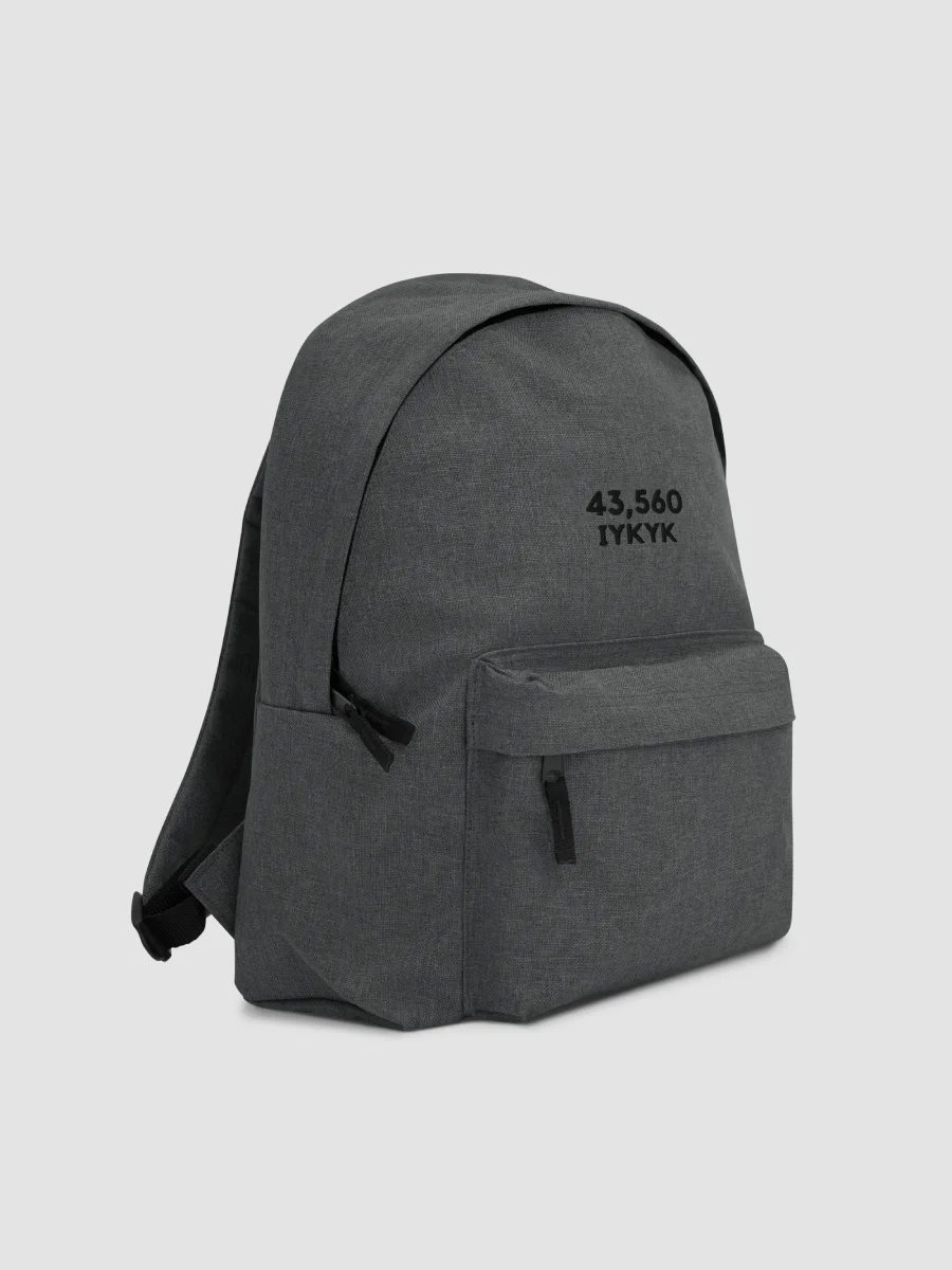 43560 IYKYK Backpack. Gray product image (3)