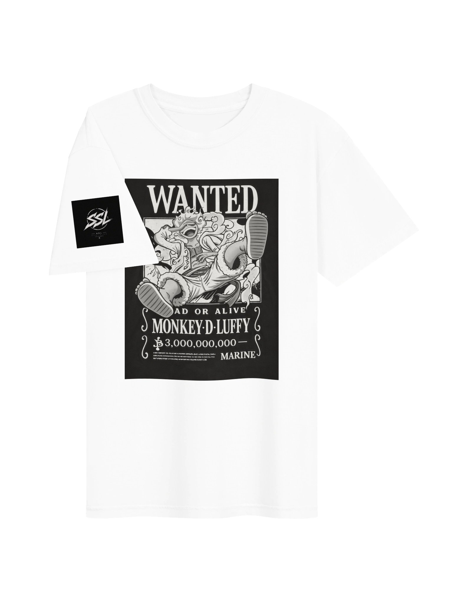 Wanted Luffy Poster Tee product image (11)