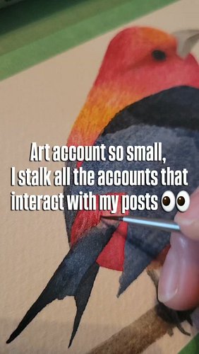 And I respond, too!! ❤️

#artist #watercolor #lowviews #smallaccount #smallbusiness