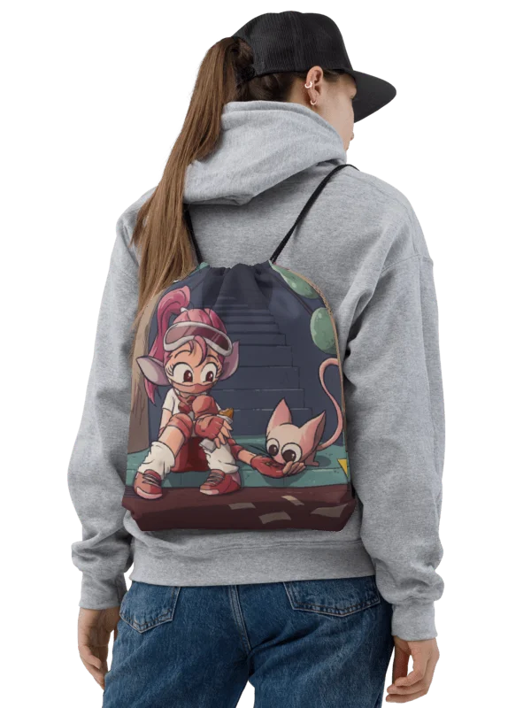 Here for You | Drawstring Bag product image (2)