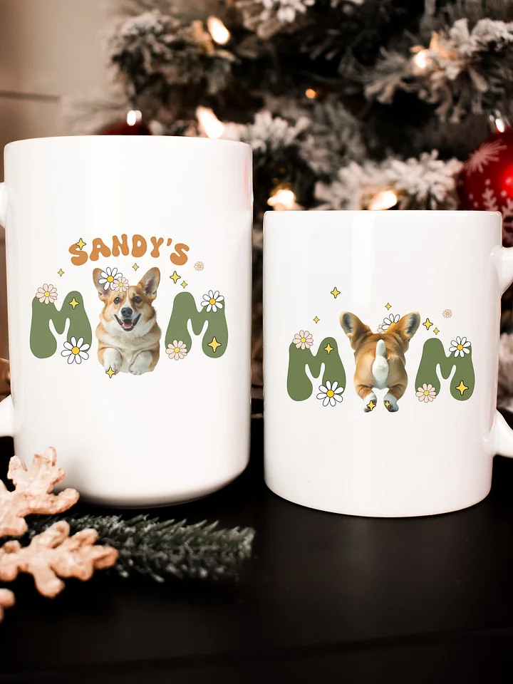 Corgi mom retro white coffee mug product image (1)