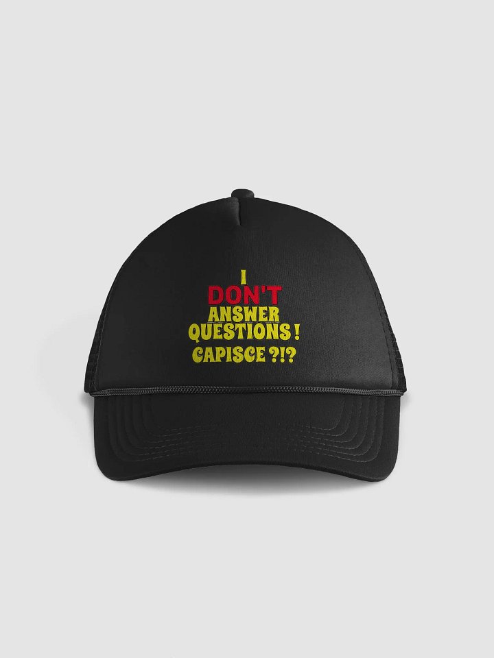 I DON'T ANSWER QUESTIONS! CAPISCE?!? product image (1)