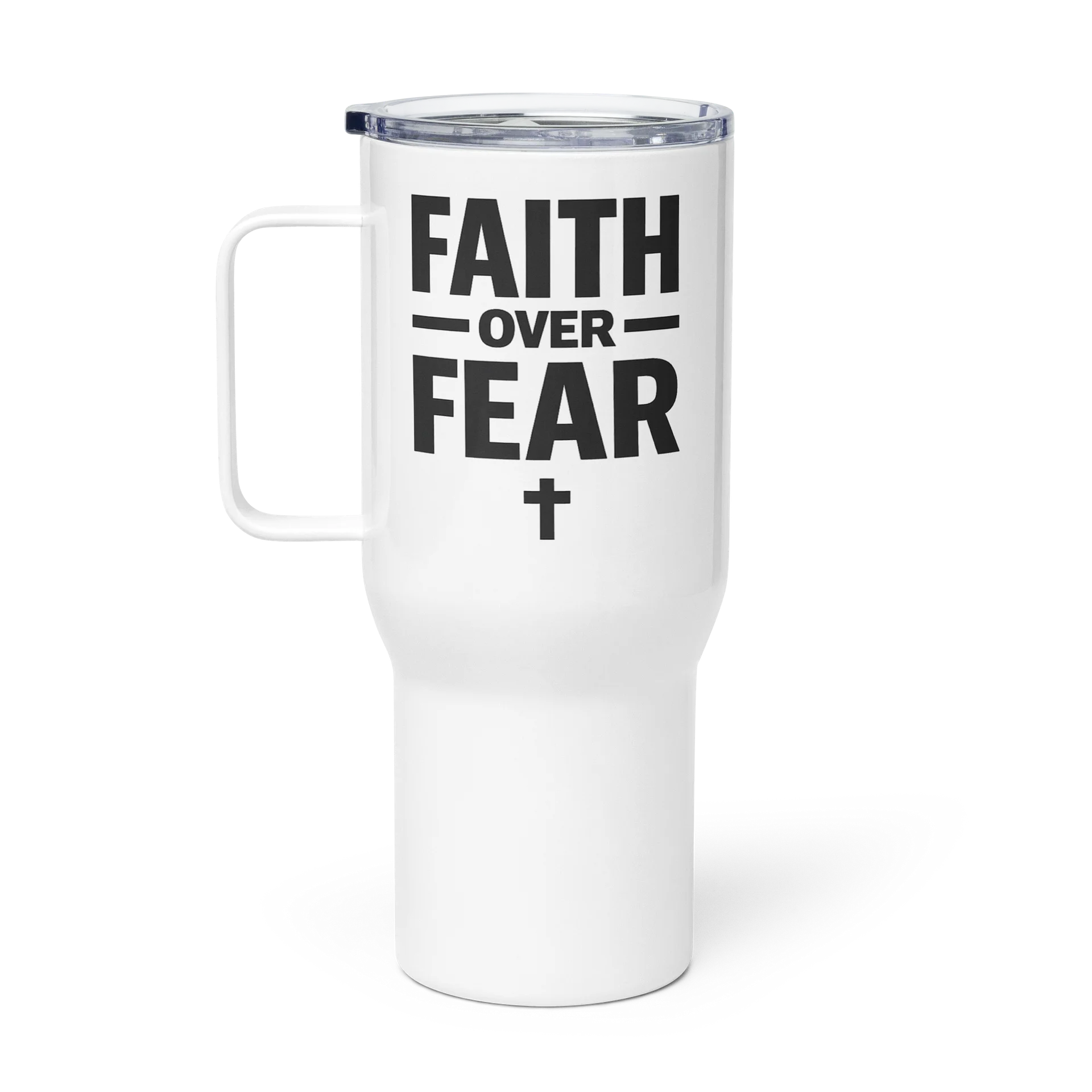 Faith Over Fear Travel Mug product image (2)