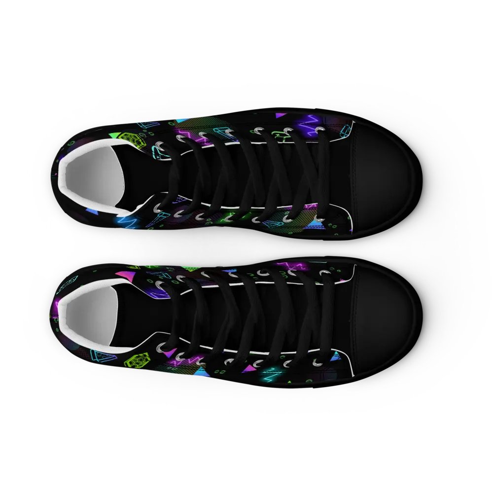 90s Arcade Vibes - Women's High Tops product image (9)