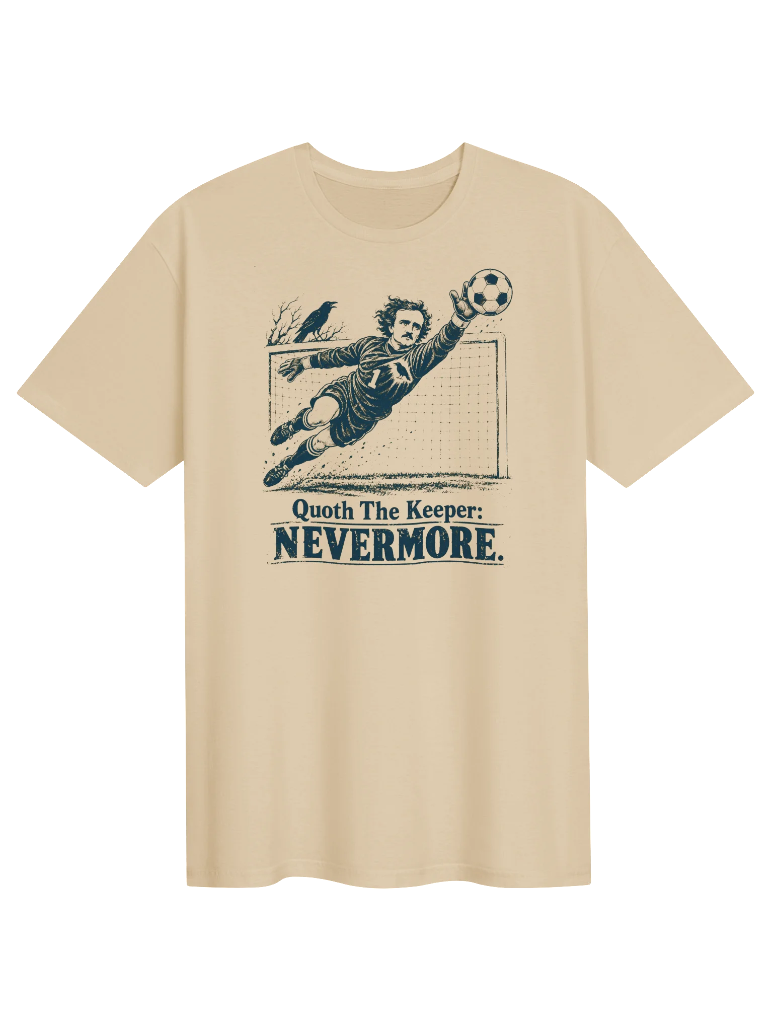 Quoth The Keeper: Nevermore Soccer Tee product image (1)