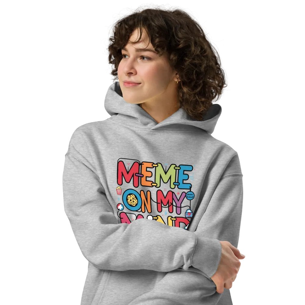 Meme On My Mind Oversized Hoodie product image (34)